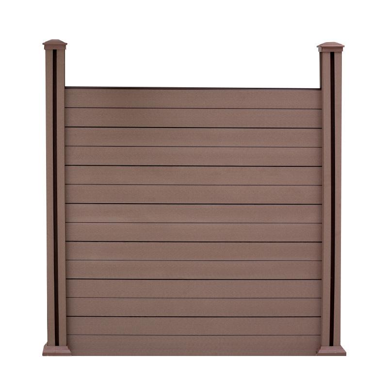 Wholesale wpc wood fence dpc wood plastic composite fence for farm hacienda