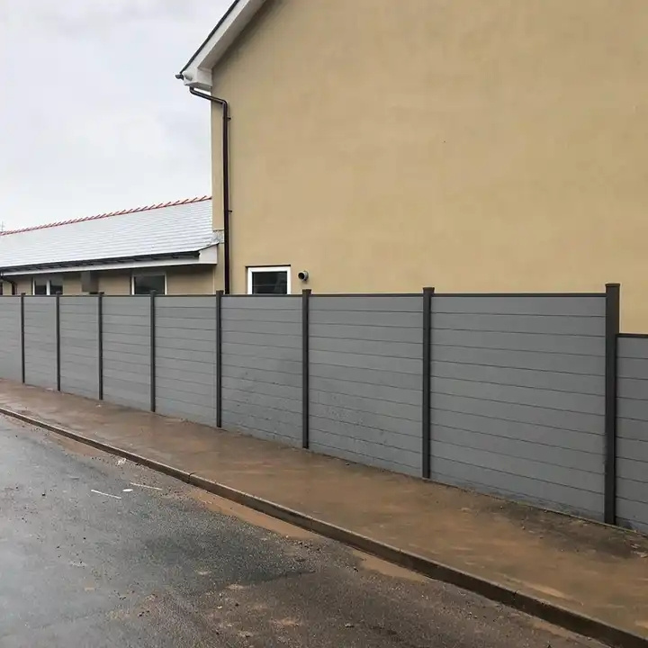 Waterproof outdoor fence wpc fence for outdoor