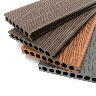 Hollow Wood Plastic Composite Decking Waterproof Outdoor Wpc Decking Board