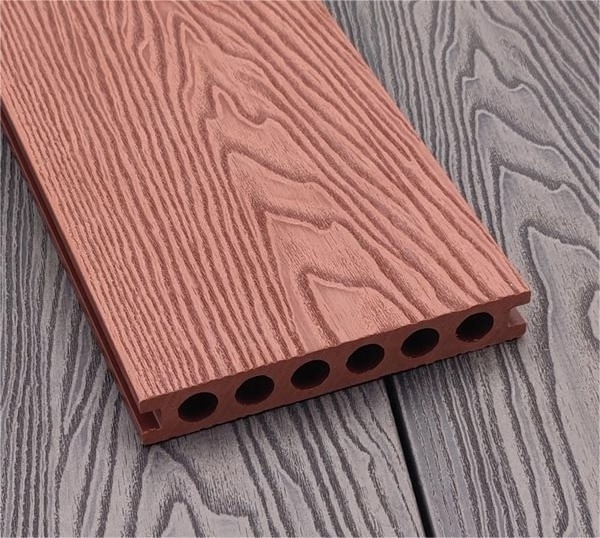 Skin-Friendly Outdoor Wood Plastic composite Deck boards wood texture flooring cheap artificial hardwood lumber wpc decking