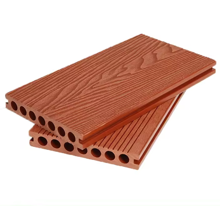 UV protection outdoor water resistant hollow wpc decking composite board