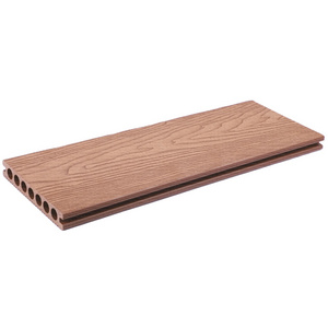 Bamboo terrace decking board wpc wooden plastic composite hollow wpc decking