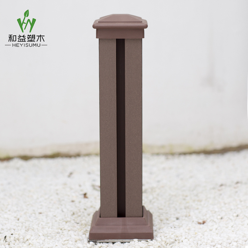 Waterproof outdoor wood plastic composite wpc fence panel outdoor wood like