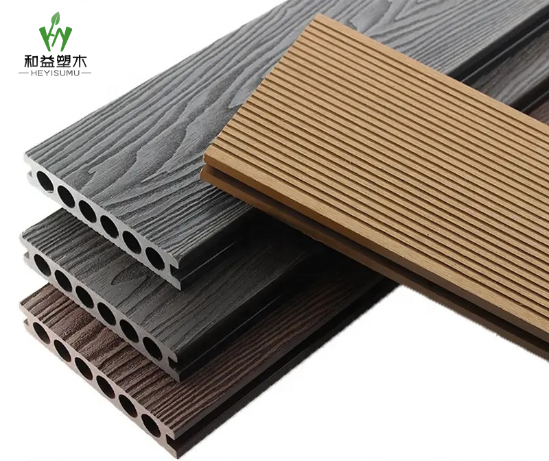 WPC decking of size 150*25mm hardwood composite decking for outdoor terrace engineered wood flooring