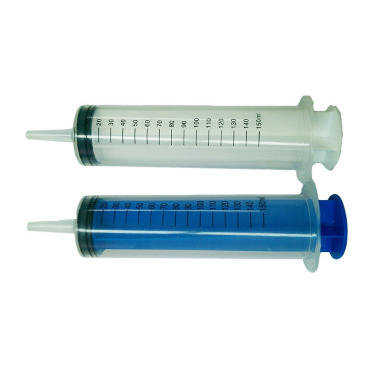 Wuzhou Medical New Type Medical Disposable Large Hospital Hypodermic Syringes 150ml catheter nozzle tip