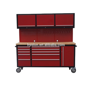 custom Removable Garage Workbench / For Workshop Steel Combination rolling Tool Cabinet