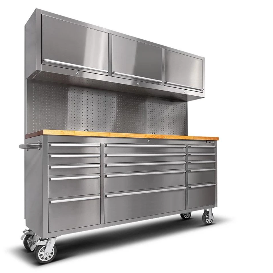 stainless steel glide tool chest 72 inch tool cabinet for garage storage