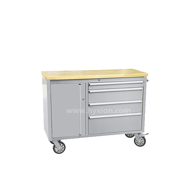 2019 New 48 inch 4 Drawers Tool Chest In Stainless Steel