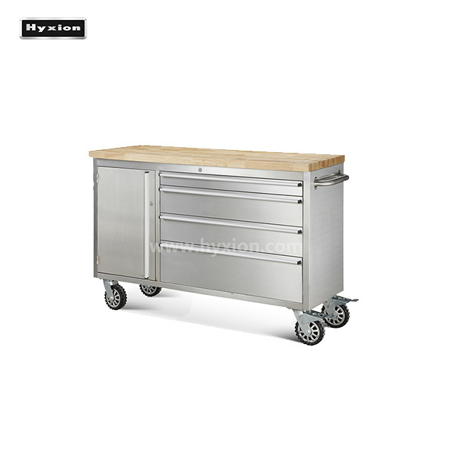 2019 New 48 inch 4 Drawers Tool Chest In Stainless Steel