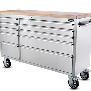 55 inch stainless steel tool box 4 wheels mobile heramientas tool chest