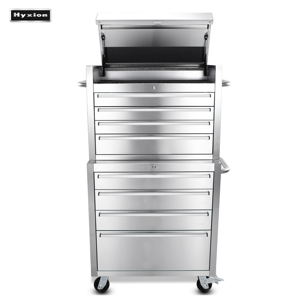 hyxion stainless steel Trolley drawer tool chest of drawers metal toolbox for home garage