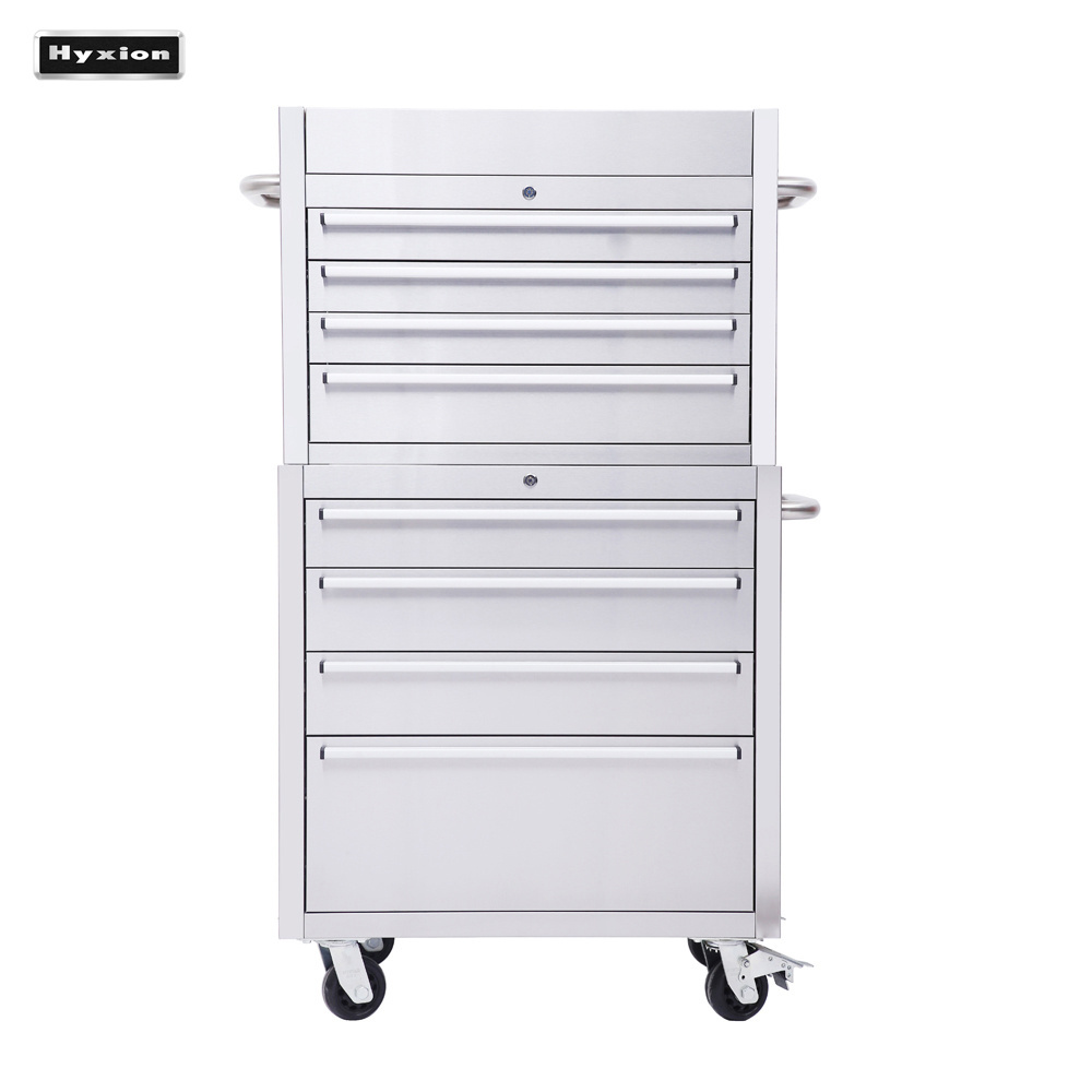 hyxion stainless steel Trolley drawer tool chest of drawers metal toolbox for home garage