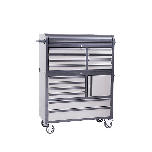 hyxion 4 carts steel trolley with drawer cabinet chest mobile metal with garage tools