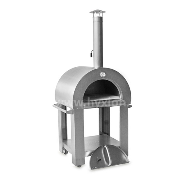 Stainless Steel wood and charcoal pizza oven