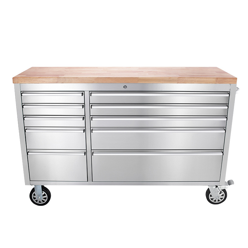 55inch Stainless steel tool boxes on wheels