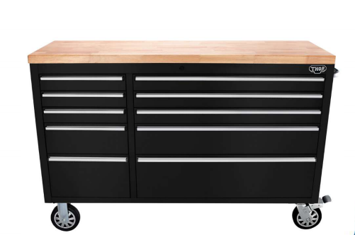 55 inch 10 drawers black tool chest with wheels stainless steel tool chest and cabinet tool chest box