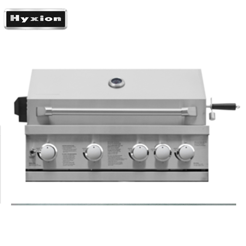 Hyxion Stainless steel 4 burners With blue knob light  Outdoor Kitchen BBQ grill