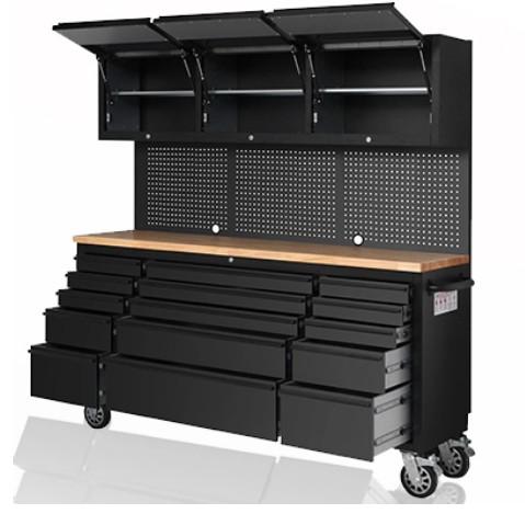 72 inch Stainless Steel garage storage 15 Drawers roller Tool Cabinet