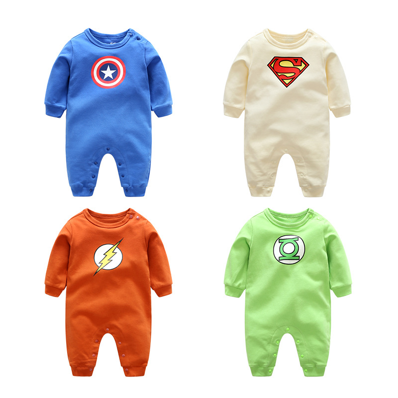 Spring and autumn 2022 baby long sleeve cartoon jumpsuit, 0-3 year old boys and girls cute, baby Jumpsuit