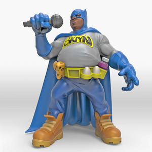 custom made resin toy sculpture hip-hop hero character