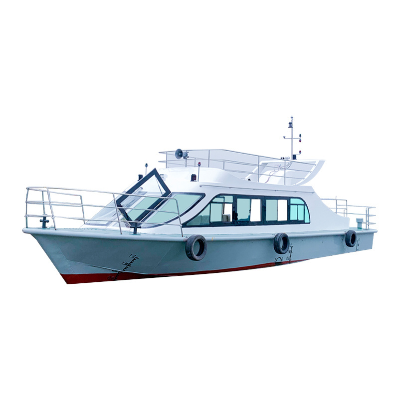 The 14.8-meter cruise ship can be used as a cargo ship or as a passenger ship