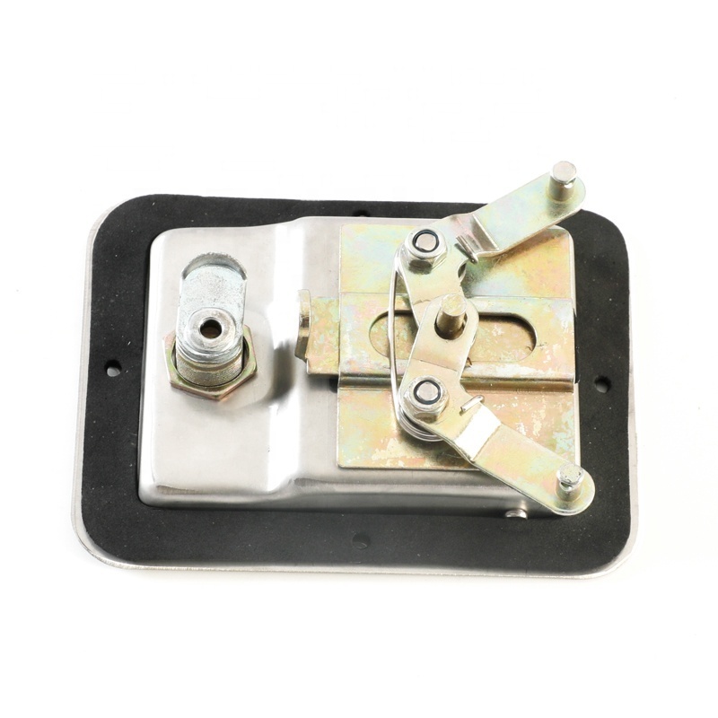 Van truck stainless steel door paddle handle locks tool box latch