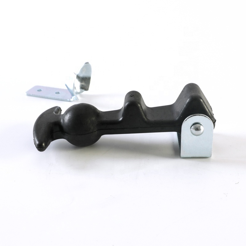 Rubber coating hook flexible draw latch t-handle style 03211