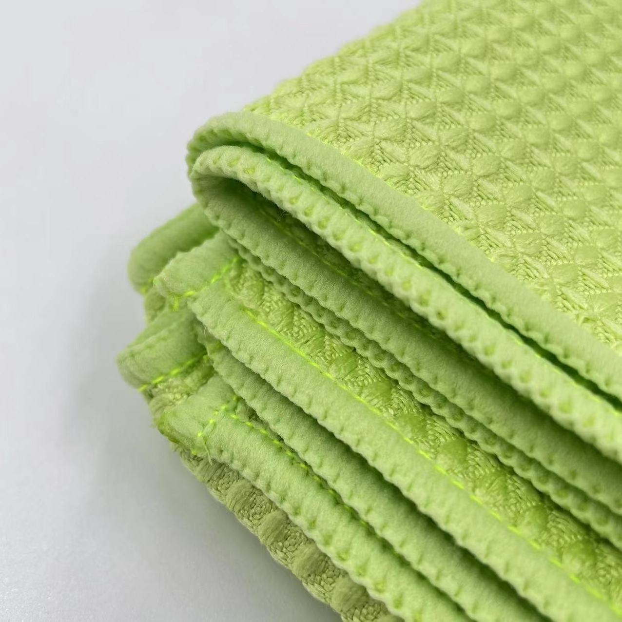 380gsm Car Washing Detailing Polishing Waxing and Dusting microfiber waffle weave cleaning towel waffle  towel