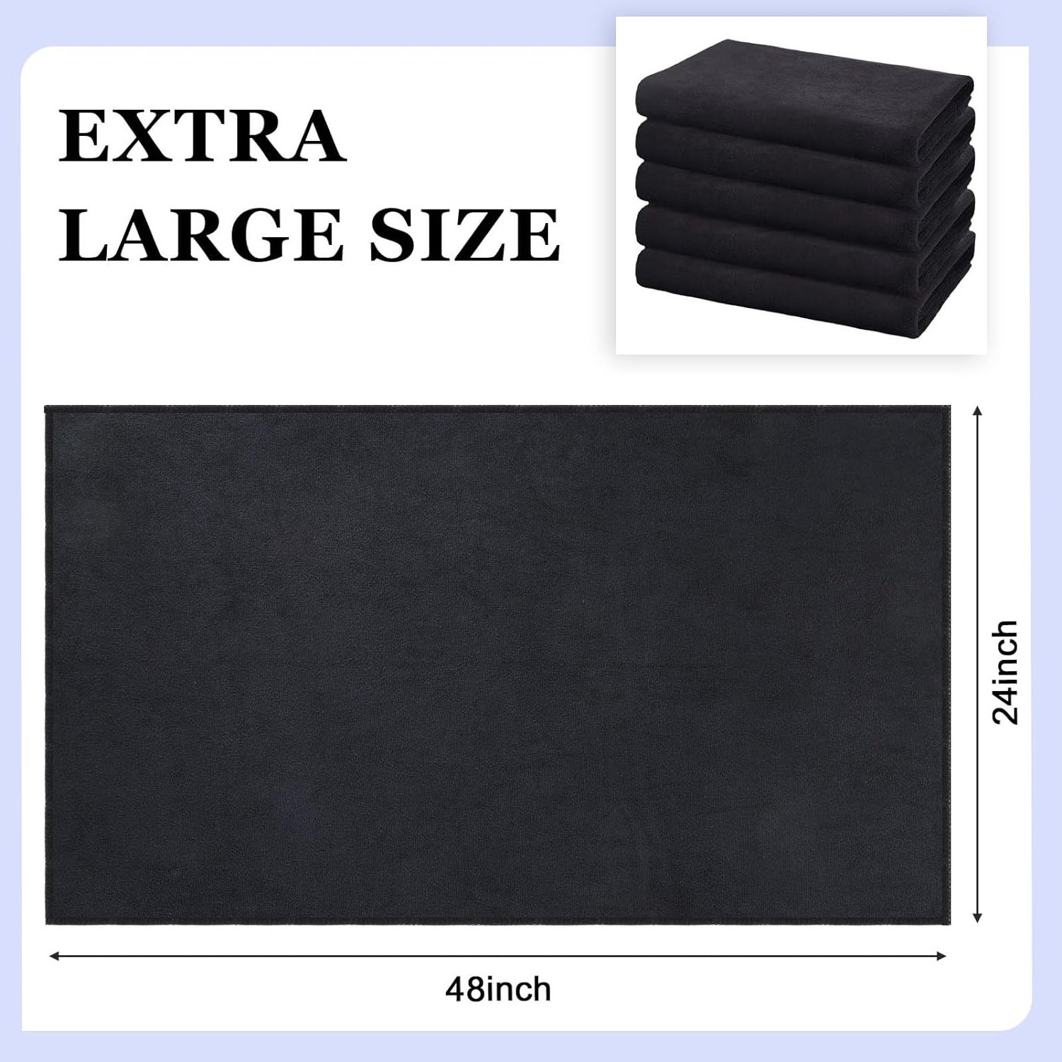 Wholesale Bulk Quick Dry bleach proof black large spa barber shop microfiber hair salon towels for beauty