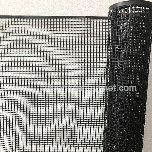 black color square mesh  privacy screen garden fence