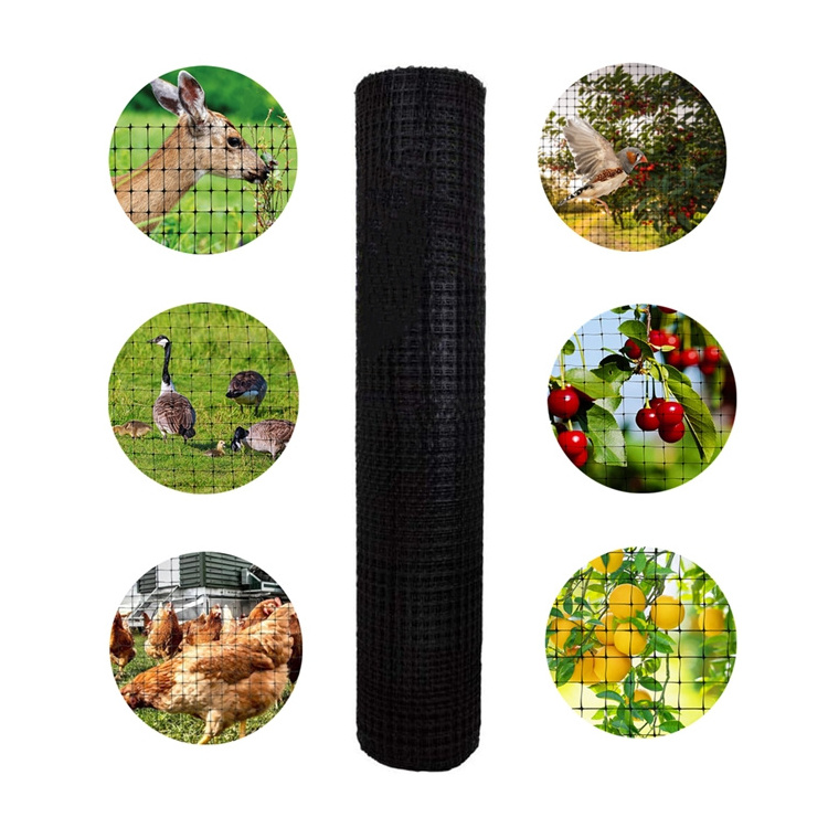 7 x 50 Feet Heavy Duty Bop PP Bird Netting Protective Garden Netting chicken deer Poultry Net for Plants Fruit Trees Vegetables