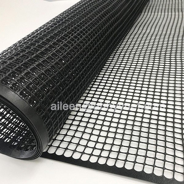 black color square mesh  privacy screen garden fence