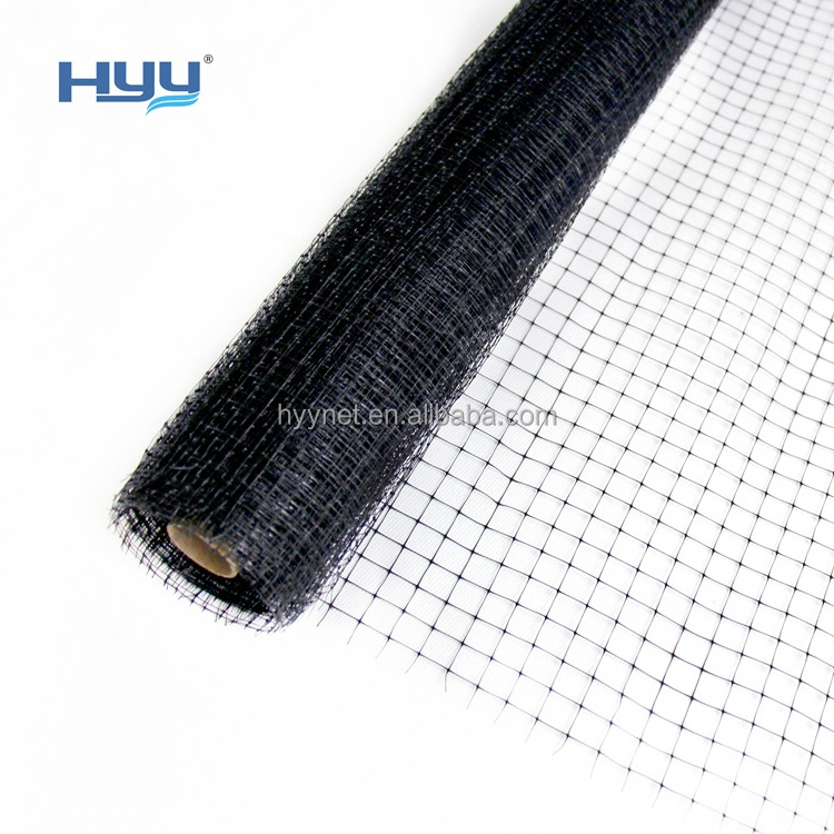 Black Anti Bird Netting Plastic Extruded Catching Bird Net