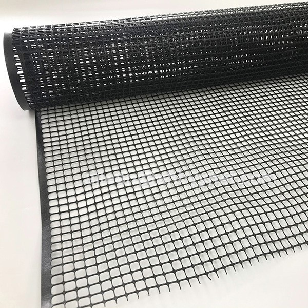 black color square mesh  privacy screen garden fence