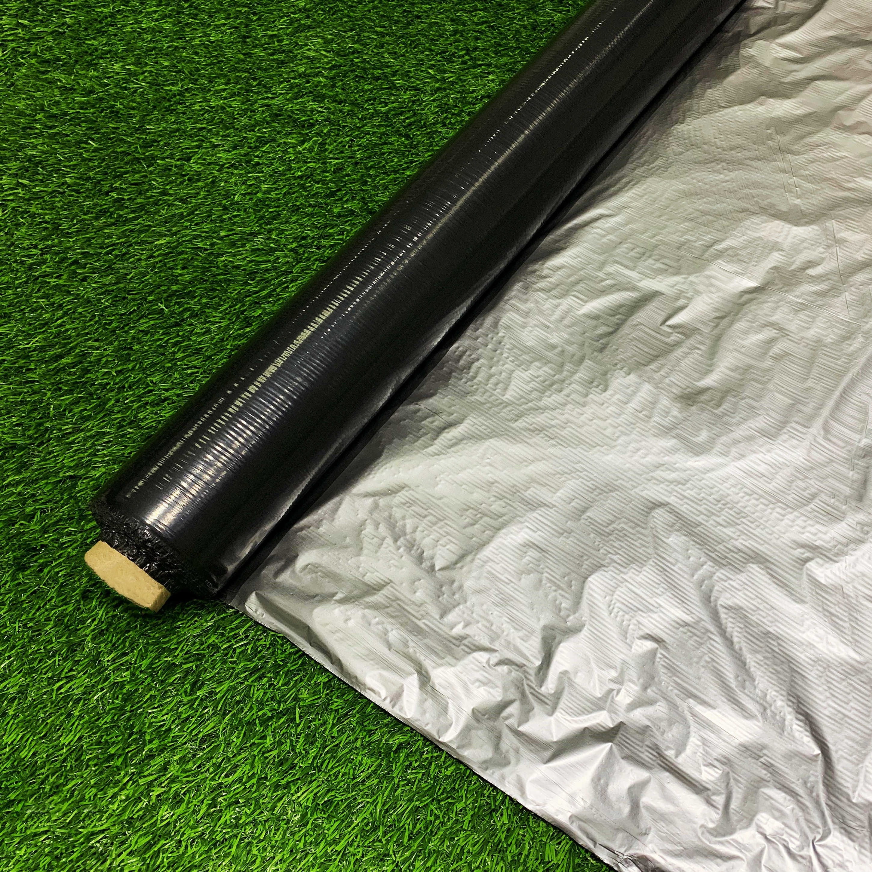 Agricultural plastic film weed barrier mulch sheet black silver mulch film