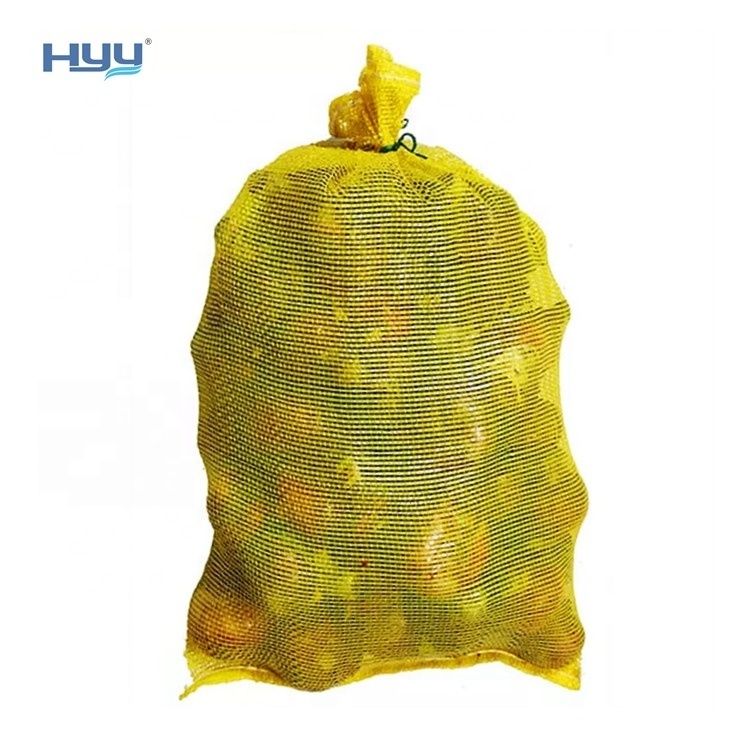 Plastic PE mesh bag raschel mesh net onion bags