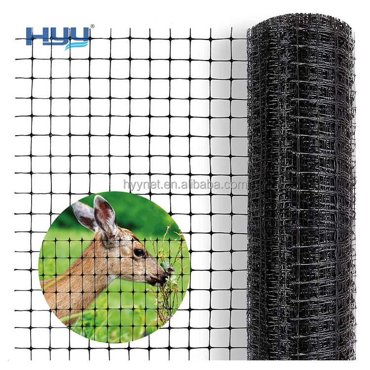 Black Anti Bird Netting Plastic Extruded Catching Bird Net