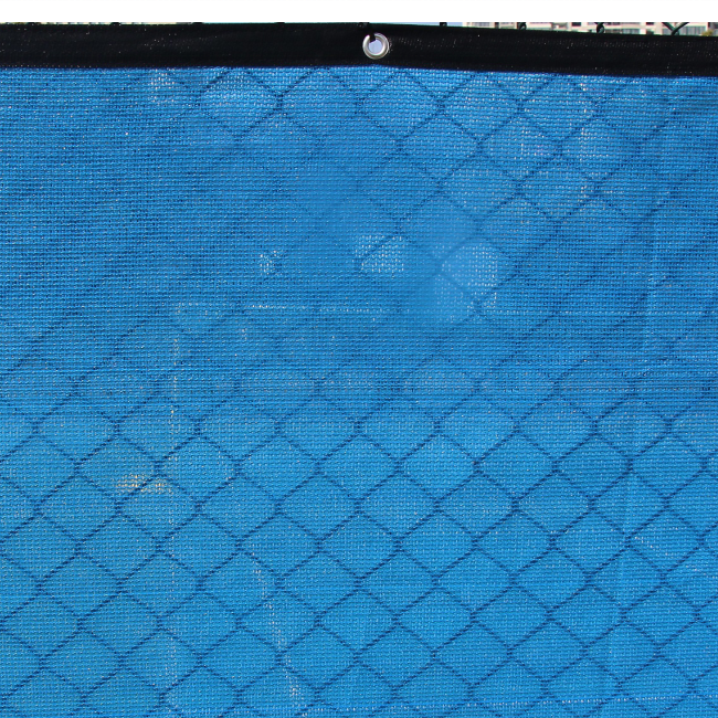 2X18M Printing Logo Tennis Court Windscreen Privacy Mesh Fabric Screen Fence With Grommets