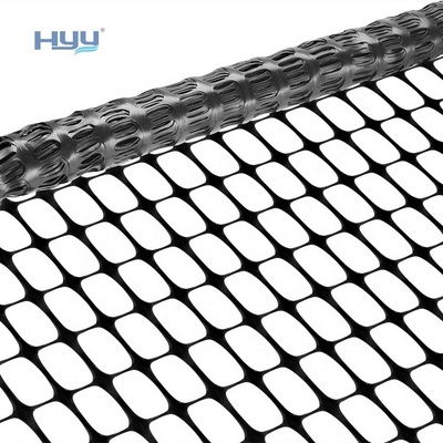 Black temporary fence netting HDPE snow fence above ground barrier plastic safety garden netting