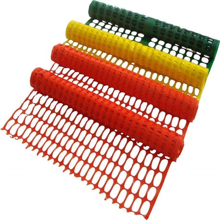 Orange plastic mesh barrier fence netting safety fence for outdoor