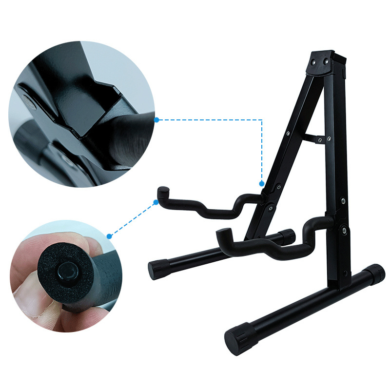 Folding Guitar Stand Universal A Frame Guitar Stand For Electric Bass Acoustic Guitar Display Stand