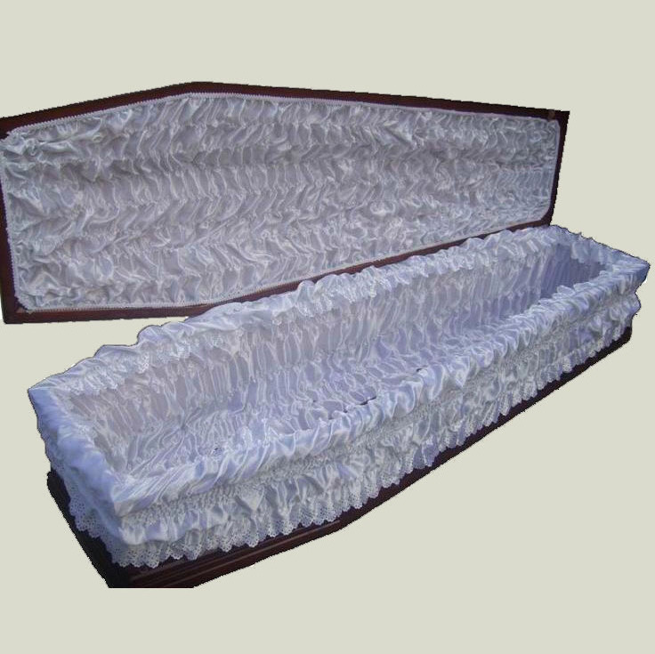 Cheap funeral product suppliers coffin accessories casket interior lining for coffins