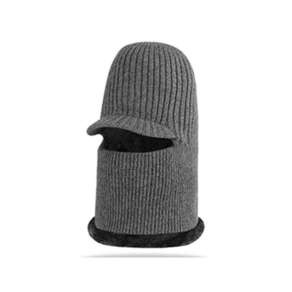 new men and women winter warm knitted beanie hats cap skull balaclava neck warmer caps