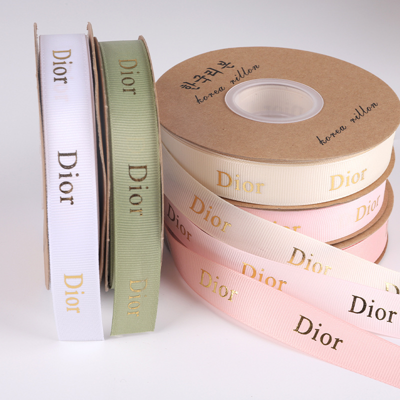 Custom Silk Ribbon With Logo High Quality Ribbon For Gift Wrap Diro Ribbon