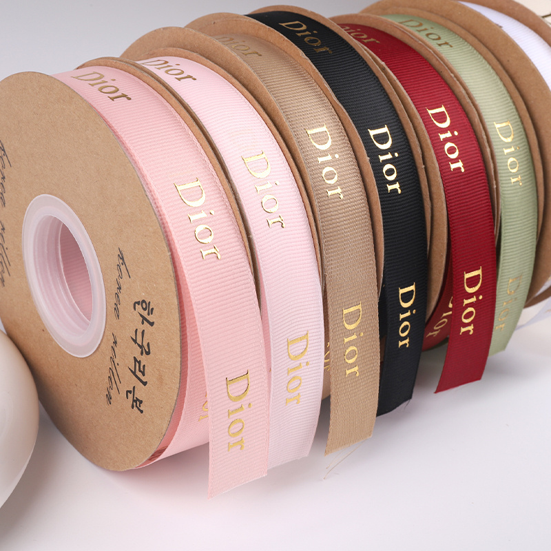 Custom Silk Ribbon With Logo High Quality Ribbon For Gift Wrap Diro Ribbon