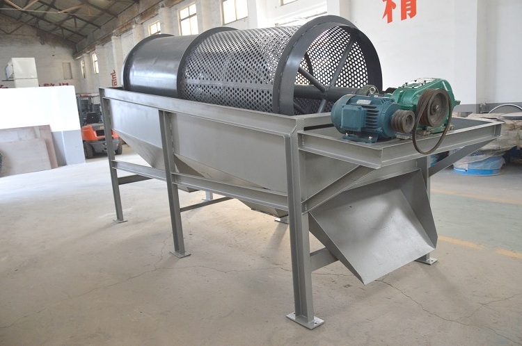 Compost Cylinder Sand Filter Small Round Rotary Trommel Roller Drum Screener Sieve Screen Sifter