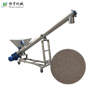 Animal Feed Chicken Feed Bulk Particle Mobile Diameter 159mm Inclined U Type Trough Screw Auger Feeder Conveyor with Hopper