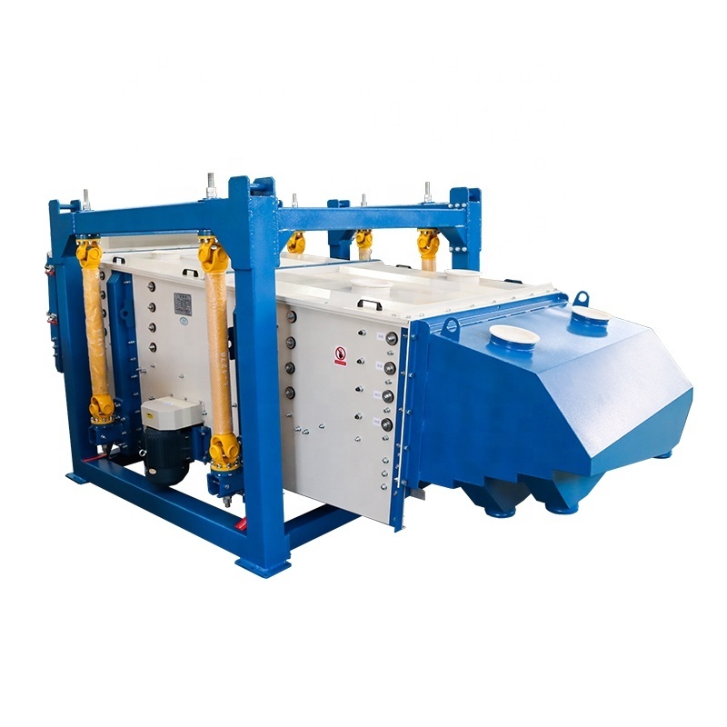 Gyratory Motion Vibrating Screen Sifter Drying Sand Glass Sands High-yield Screening Machine Square Swing Screen for Thick Sand