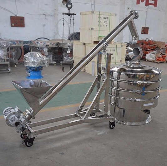 Animal Feed Chicken Feed Bulk Particle Mobile Diameter 159mm Inclined U Type Trough Screw Auger Feeder Conveyor with Hopper