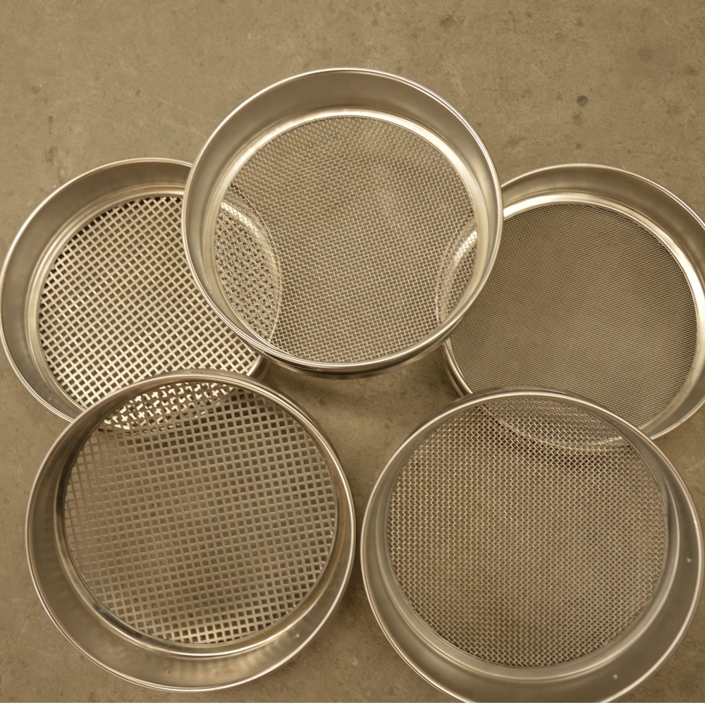 rotary lab mechanical test sieve shaker with s/steel 304 sieves